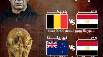 موعد مباراة مصر وبلجيكا في كأس العالم 2026 – مقالات نيوز