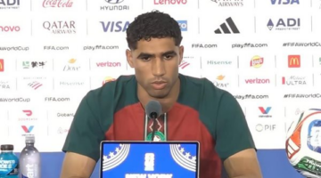 أشرف حكيمي لـ البرازيل: نعرفكم جيدًا.. وجماهيرنا ستتفوق عليكم
  منذ أقل من ساعتين