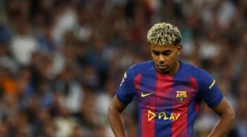 لامين يامال يفوز بجائزة أفضل لاعب في الدوري الإسباني
                                                
                                                
                                                    05/06/2026 08:25 م
                                                
                                                
                                                    أعلنت رابطة الدوري الإسباني، اليوم الجمعة، فوز لامين يامال جناح برشلونة بجائزة أفضل……………….
