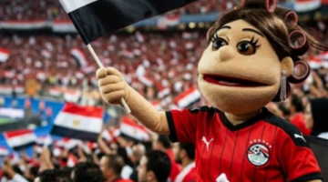 أبلة فاهيتا ترفع علم مصر دعماً للمنتخب قبل مواجهة الأرجنتين المرتقبة اليوم