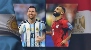 توقيت المواجهة المرتقبة بين منتخبي مصر والأرجنتين في كأس العالم 2026 والقنوات الناقلة