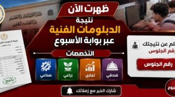 رابط الاستعلام عن نتائج دبلوم المدارس الثانوية الزراعية لعام 2026 برقم الجلوس