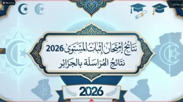 رابط نتائج إثبات المستوى 2026 بالجزائر برقم التسجيل وخطوات الاستعلام عن نتائج المراسلة