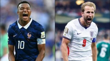 صدام ناري يجمع فرنسا وإنجلترا في كأس العالم لتحديد مسار صراع الحذاء الذهبي