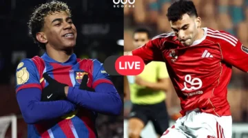 تردد قناة أون سبورت بلس الناقلة لمواجهة الأهلي وبرشلونة المرتقبة على نايل سات
