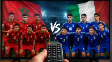 القنوات الناقلة لمواجهة المغرب وإيطاليا في ألعاب البحر الأبيض المتوسط 2026