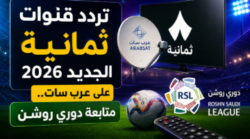 تعديلات جديدة على إحداثيات بث قنوات ثمانية لمتابعة مباريات دوري روشن عبر عرب سات