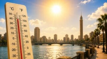 توقعات الأرصاد الجوية تكشف تفاصيل انخفاض الحرارة ونشاط الرياح في المحافظات المصرية اليوم