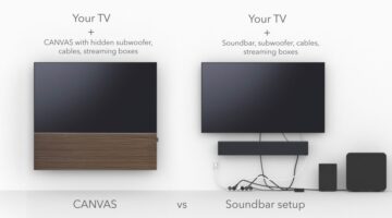 سامسونج تبتكر شاشة Canvas HiFi الجديدة بواجهة خشبية ونظام صوتي مدمج فائق الجودة