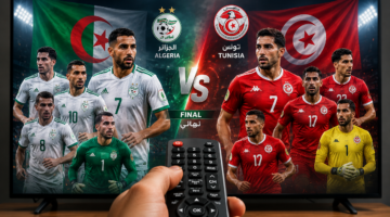 قائمة القنوات الناقلة لقمة الجزائر وتونس في نهائي ألعاب البحر المتوسط 2026