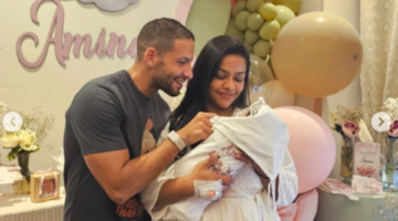 أسماء أبو اليزيد تشارك جمهورها لقطات خاصة مع مولودتها الأولى أمينة بالمستشفى