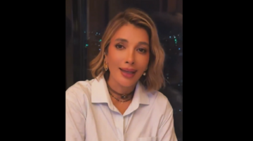 مشاهد مؤثرة للفنانة أصالة نصري لحظة وصولها إلى العاصمة السورية دمشق